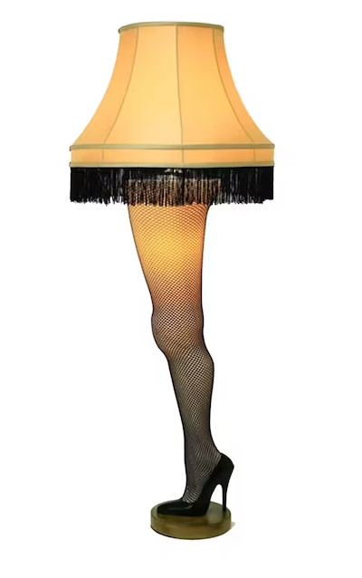Leg Lamp Die Cut Glossy Vinyl Sticker