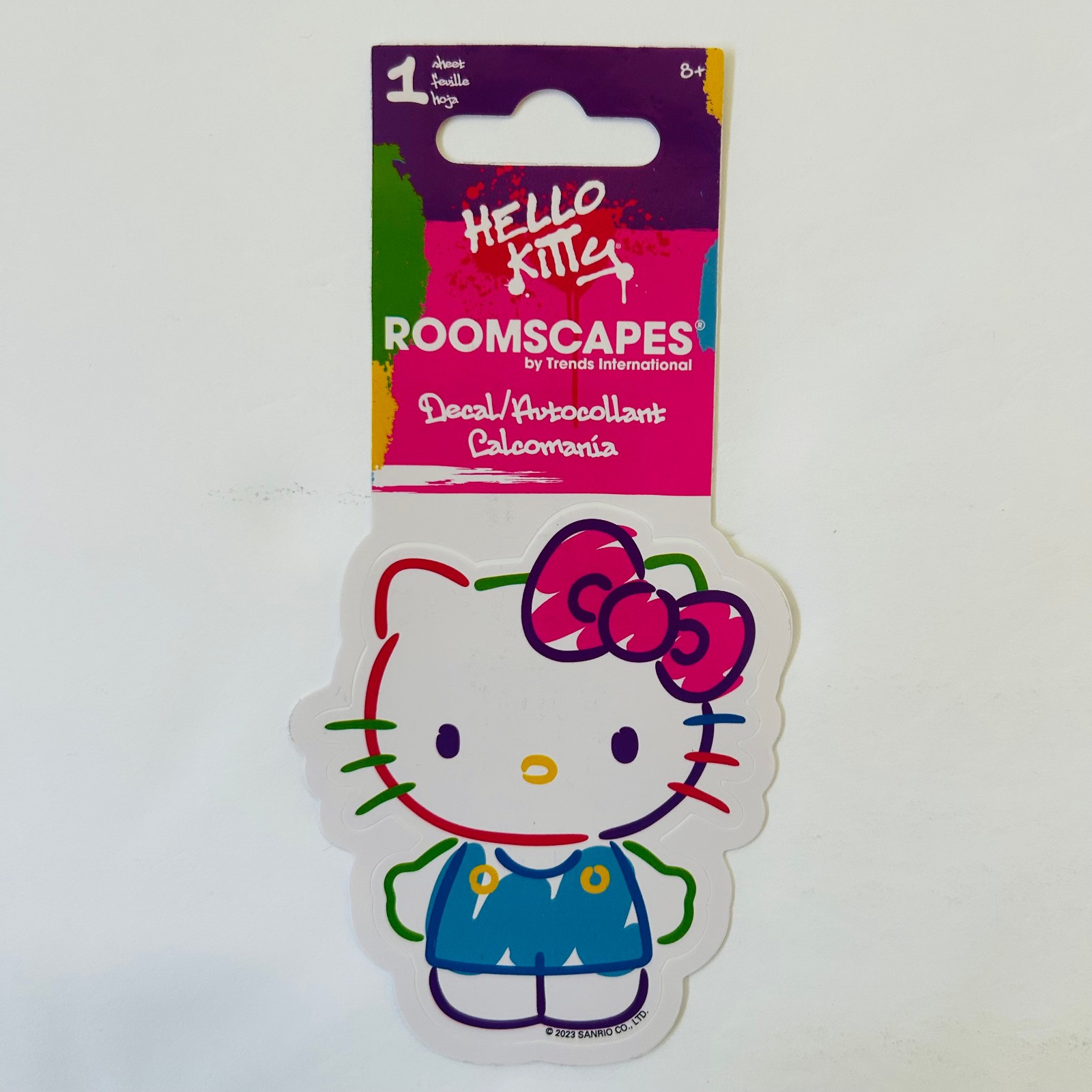 3 ROOMSCAPES DECALS Care Bears | Hello Kitty | Strawberry Shortcake NEW