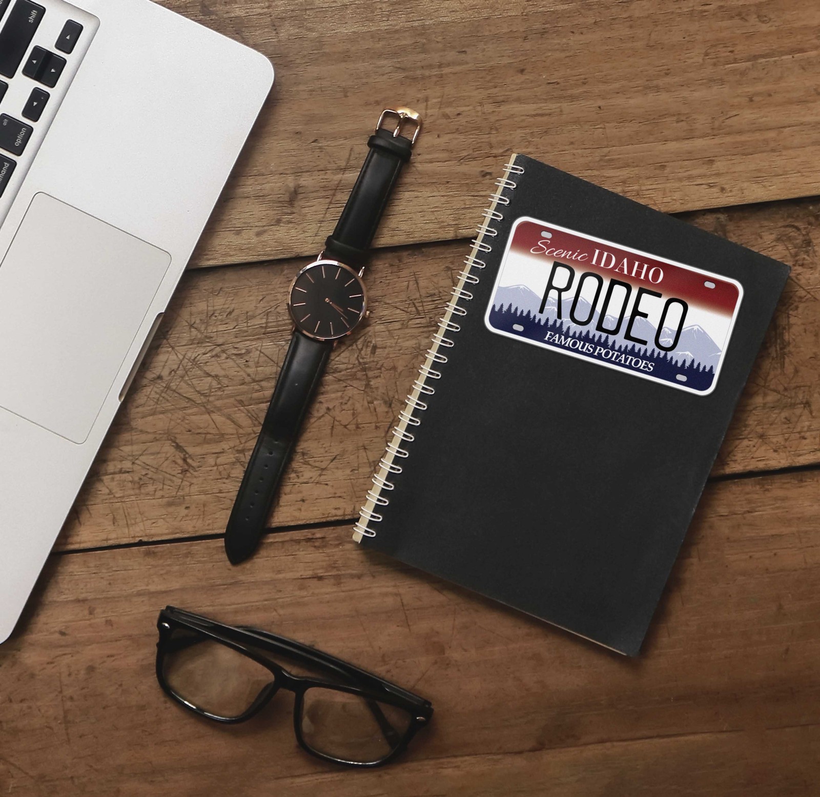 Idaho License Plate Stickers- Choose from 25+ ID City & Saying Decals for Laptop