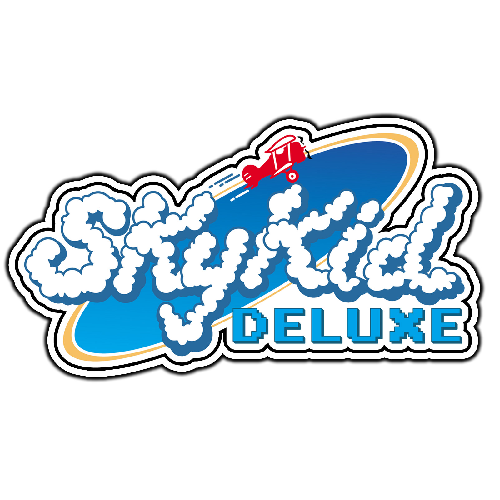 Sky Kid Deluxe Arcade Logo #1 Sticker Waterproof Vinyl Decal Die-Cut