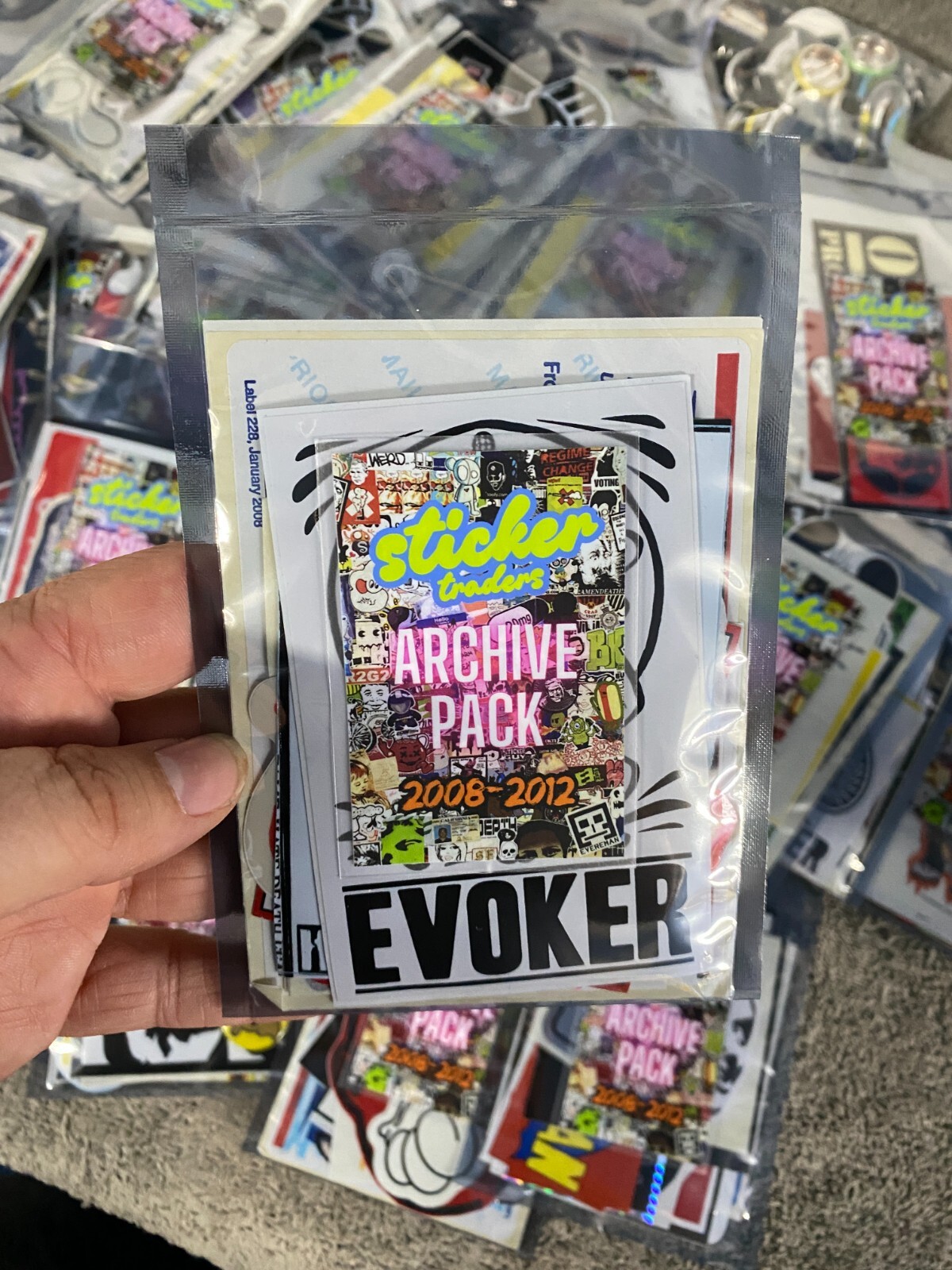 VTG Graffiti Street Art Sticker Traders Archive Pack LTD 2008-2012 x15 Stickers