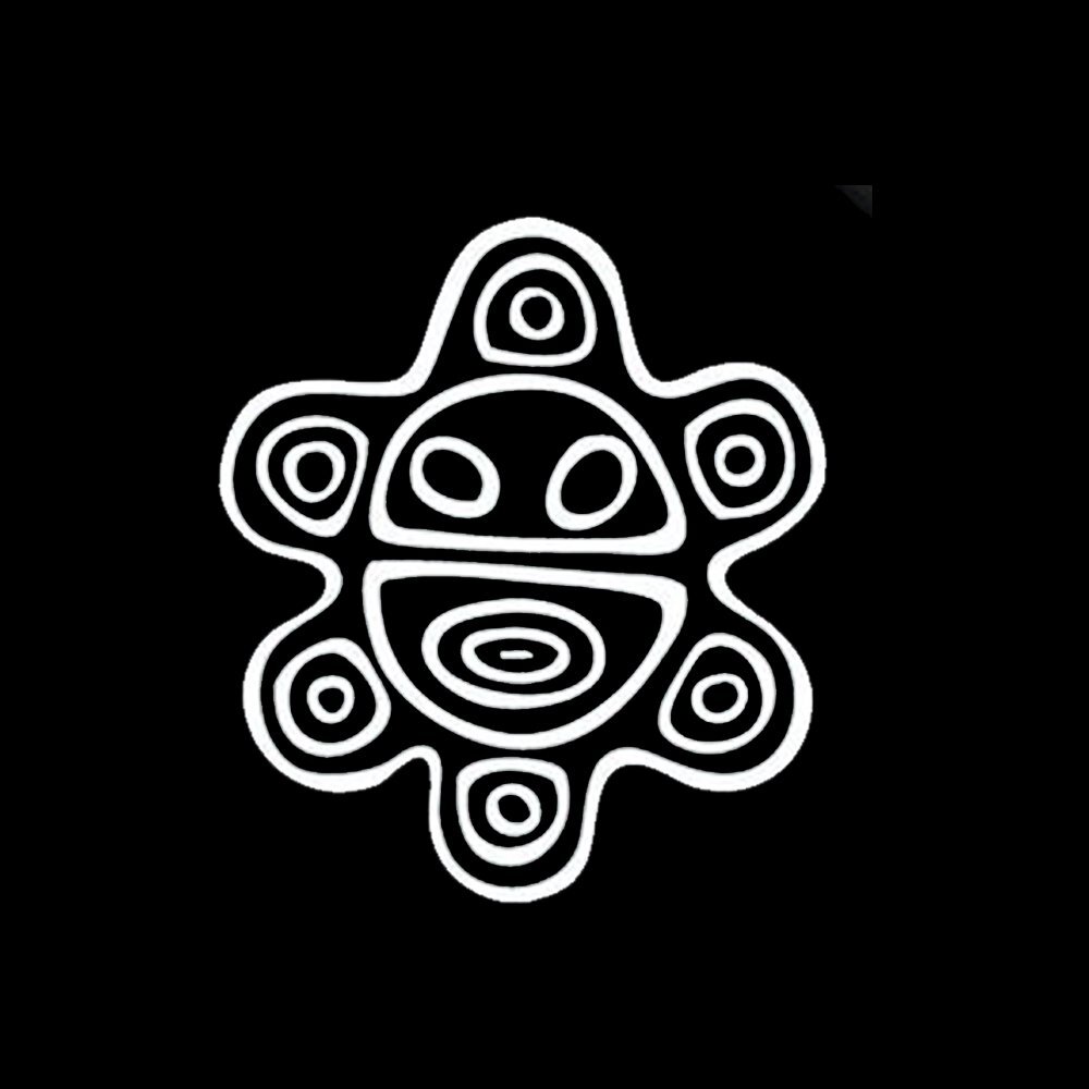 Sol Taino Decal | 5.5-Inches | Premium Quality White Vinyl Decal