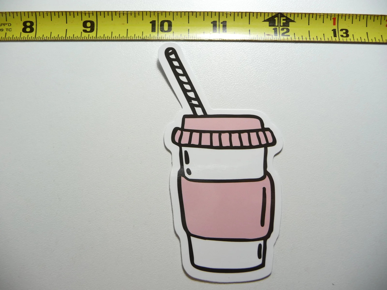 INSULATED ICE COFFEE SMALL STICKER DECAL BARISTA SHOP CAFFEINE CAFE