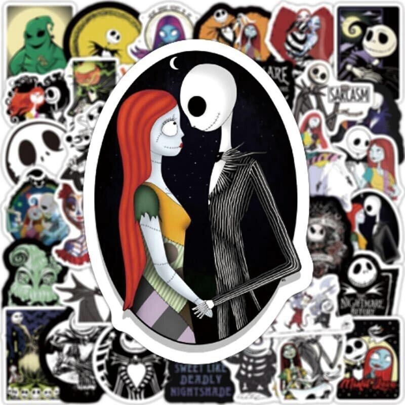 The NIGHTMARE Before CHRISTMAS VINYL Stickers [E] JACK SKELLINGTON ~ WATERPROOF