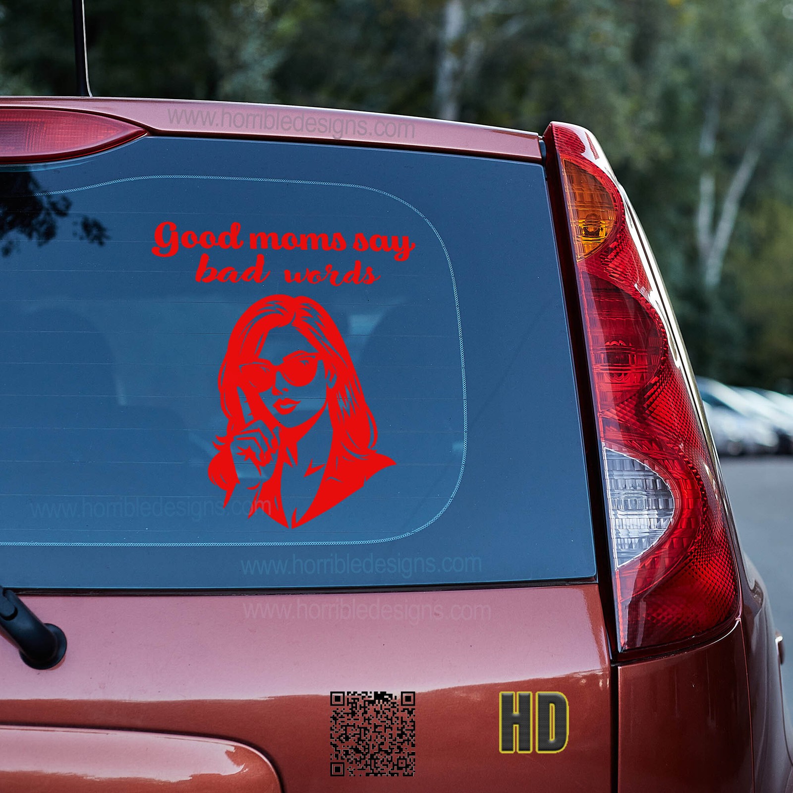 Good moms say bad words Vinyl decal
