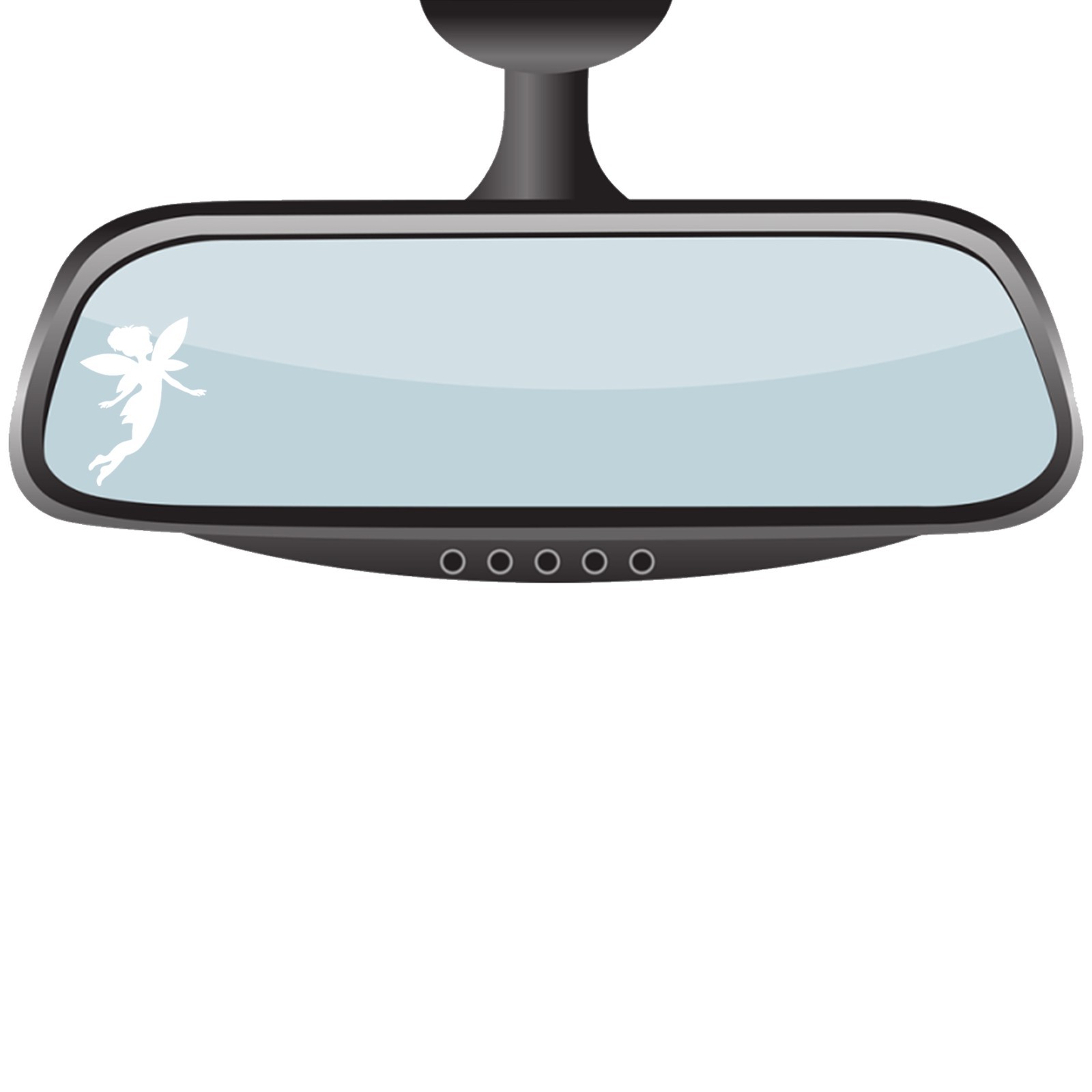Tiny Fairy Vinyl Decal Sticker Rearview Mirror Car Truck Fairies Set of 2
