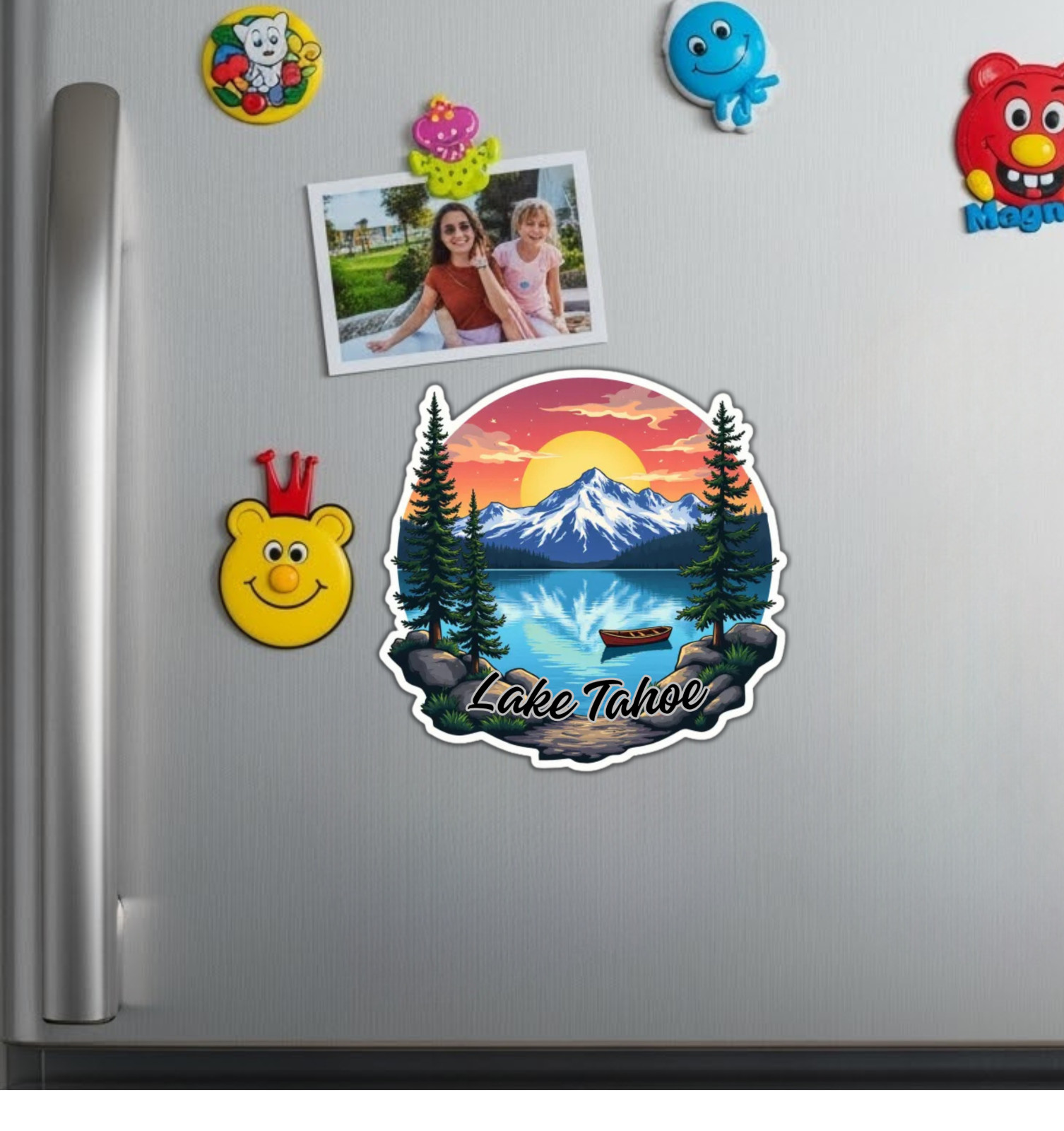 Lake Tahoe Fridge Magnet or Laptop Sticker