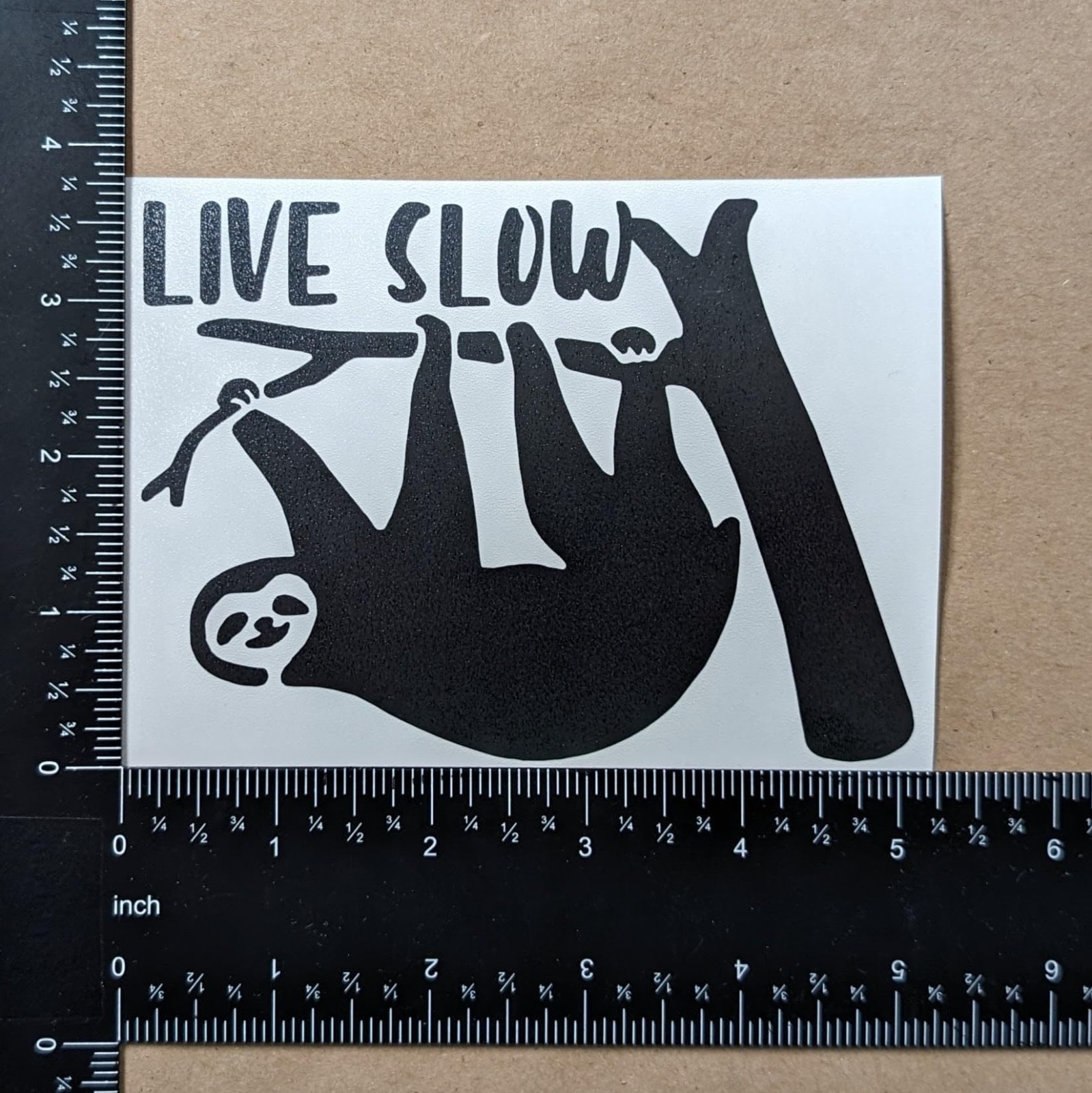Sloth Decal Set – 4 Pack, My Spirit Animal, Live Slow, Namaste, Smiling Stickers
