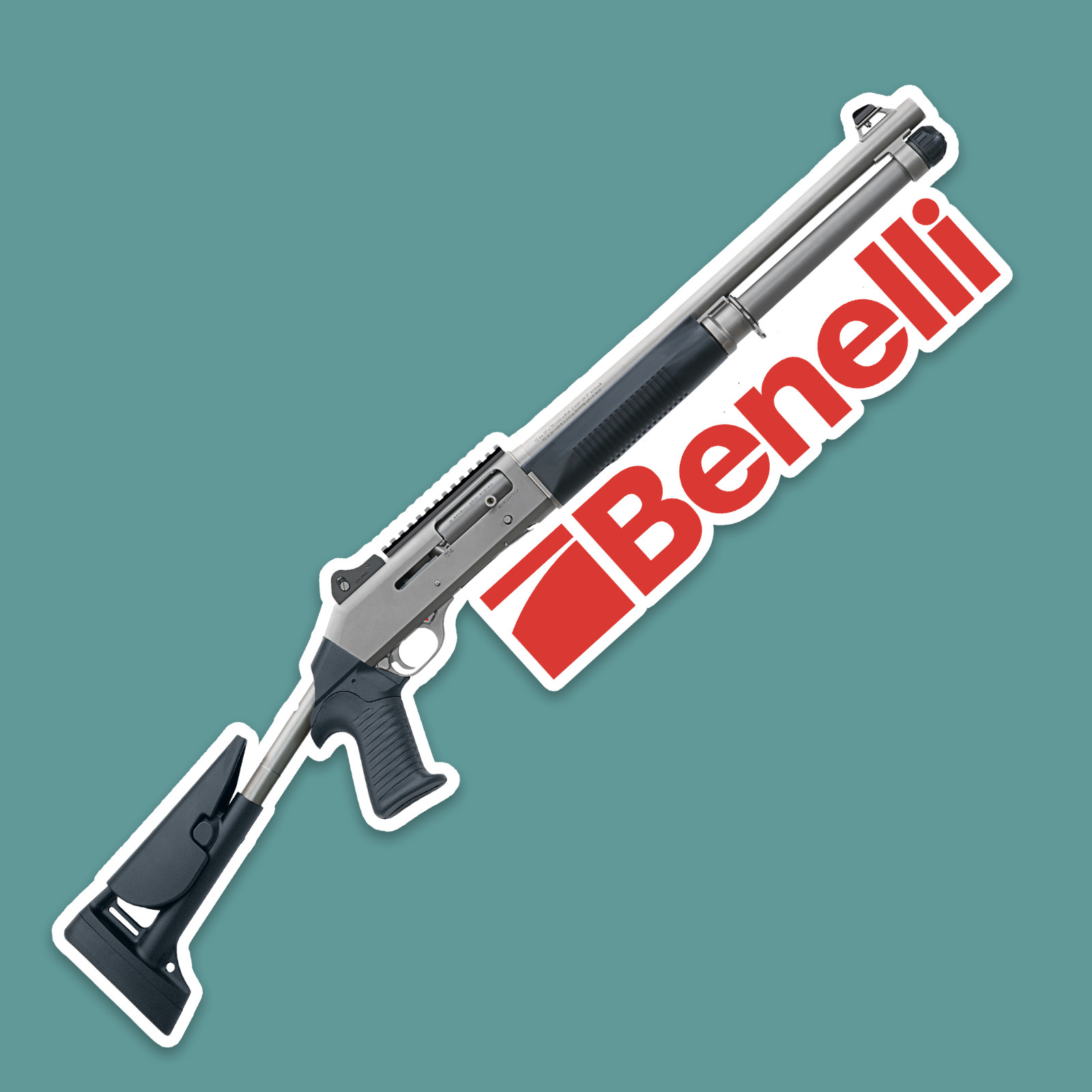 Benelli Sticker 4 inch Vinyl Decal Gun High Quality Waterproof