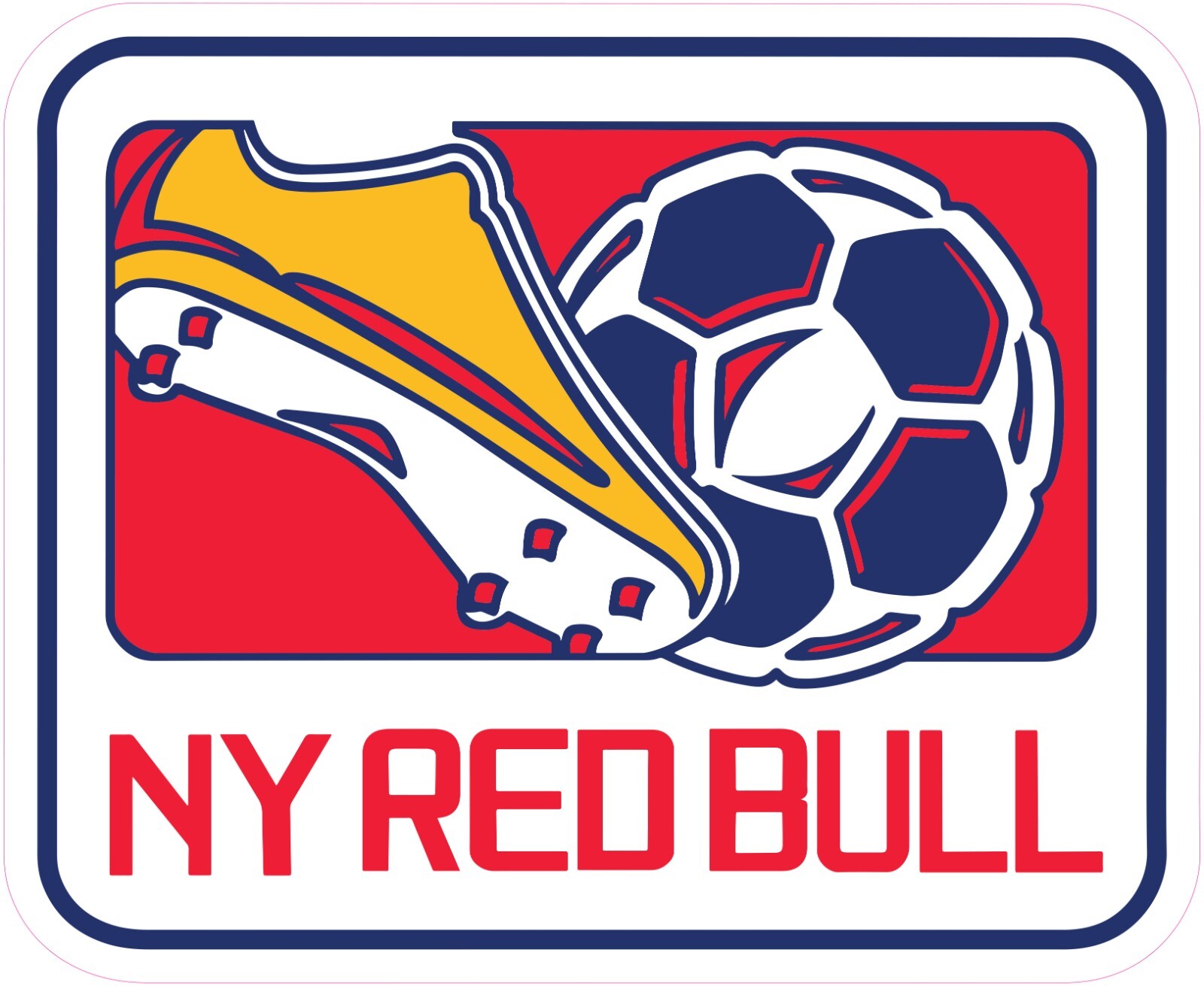 New York Red Bull Soccer Vinyl Decal Sticker Car Truck Bumper Laptop Mug Tumbler