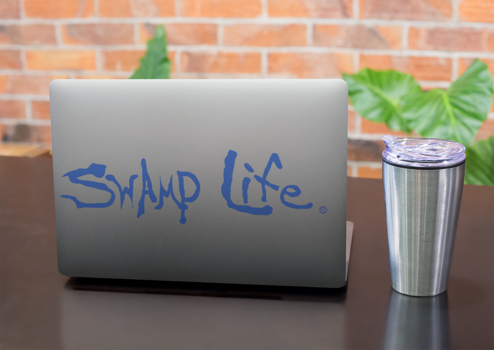 Swamp Life Gators Text vinyl decal sticker for cars, trucks, boats, windows, etc