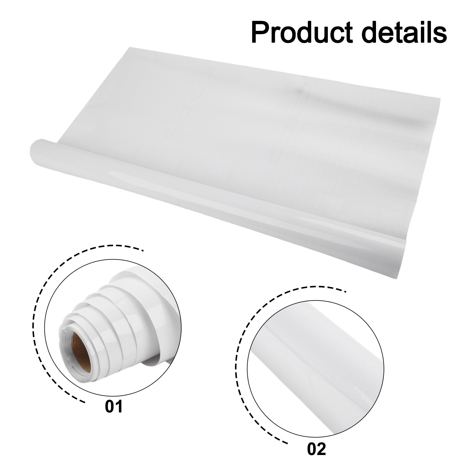 Adhesive-Film Self-adhesive Kitchen Oil-proof Wall Protection Film Transparent