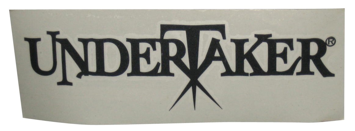 WWE Wrestling Undertaker (2007) CD Visionary Black Car Decal Sticker