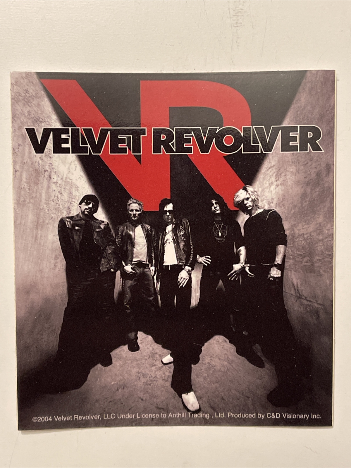 Velvet Revolver Vinyl Sticker: Licensed, New, Vintage 2004, Rare