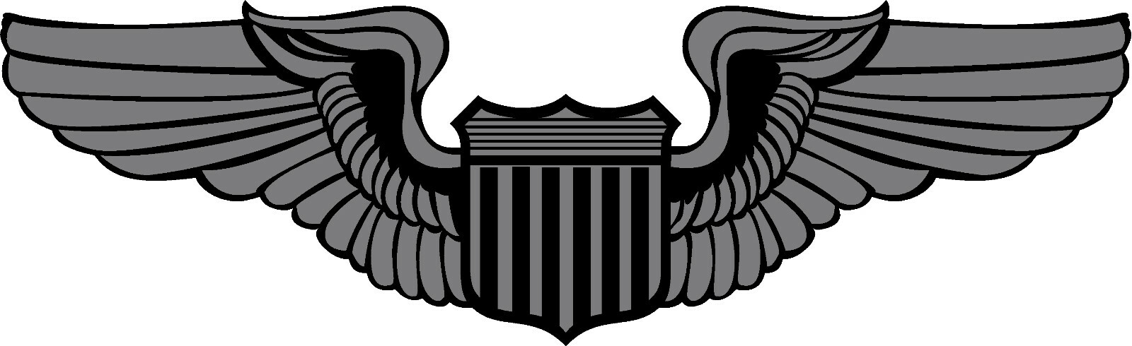 U.S. Air Force Pilot Wings Wall Vinyl Decal Sticker Military