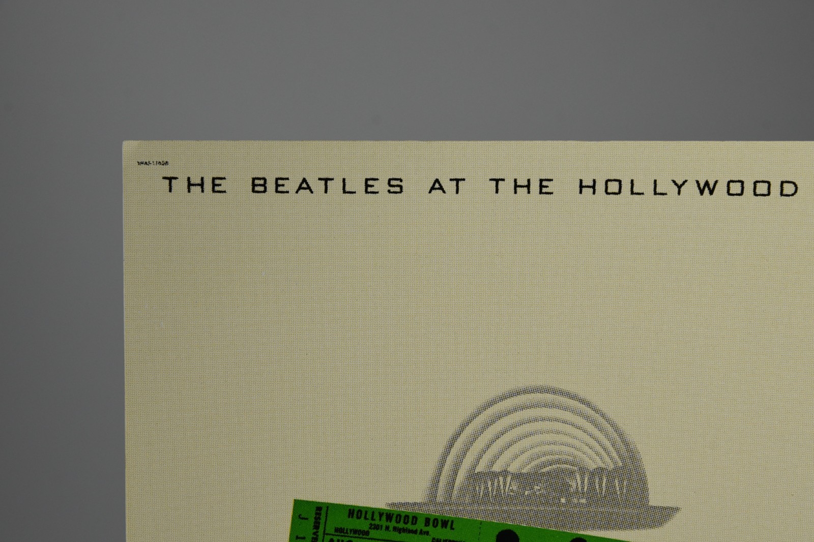 Vintage The Beatles Hollywood Bowl Cover Art 6" Art Print 45 Record Paper ONLY