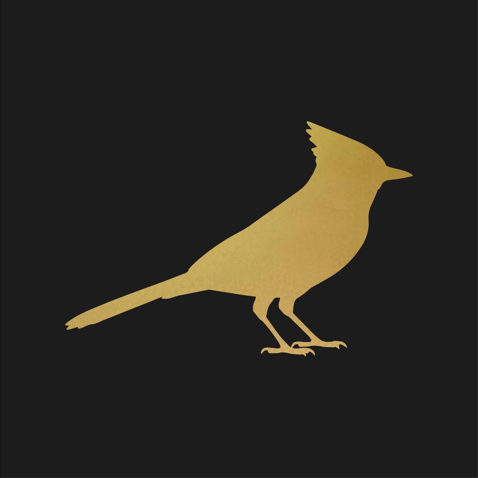 Blue jay Bird Standing Wildlife Bird Vinyl Decal Window Silhouette Wild birds st