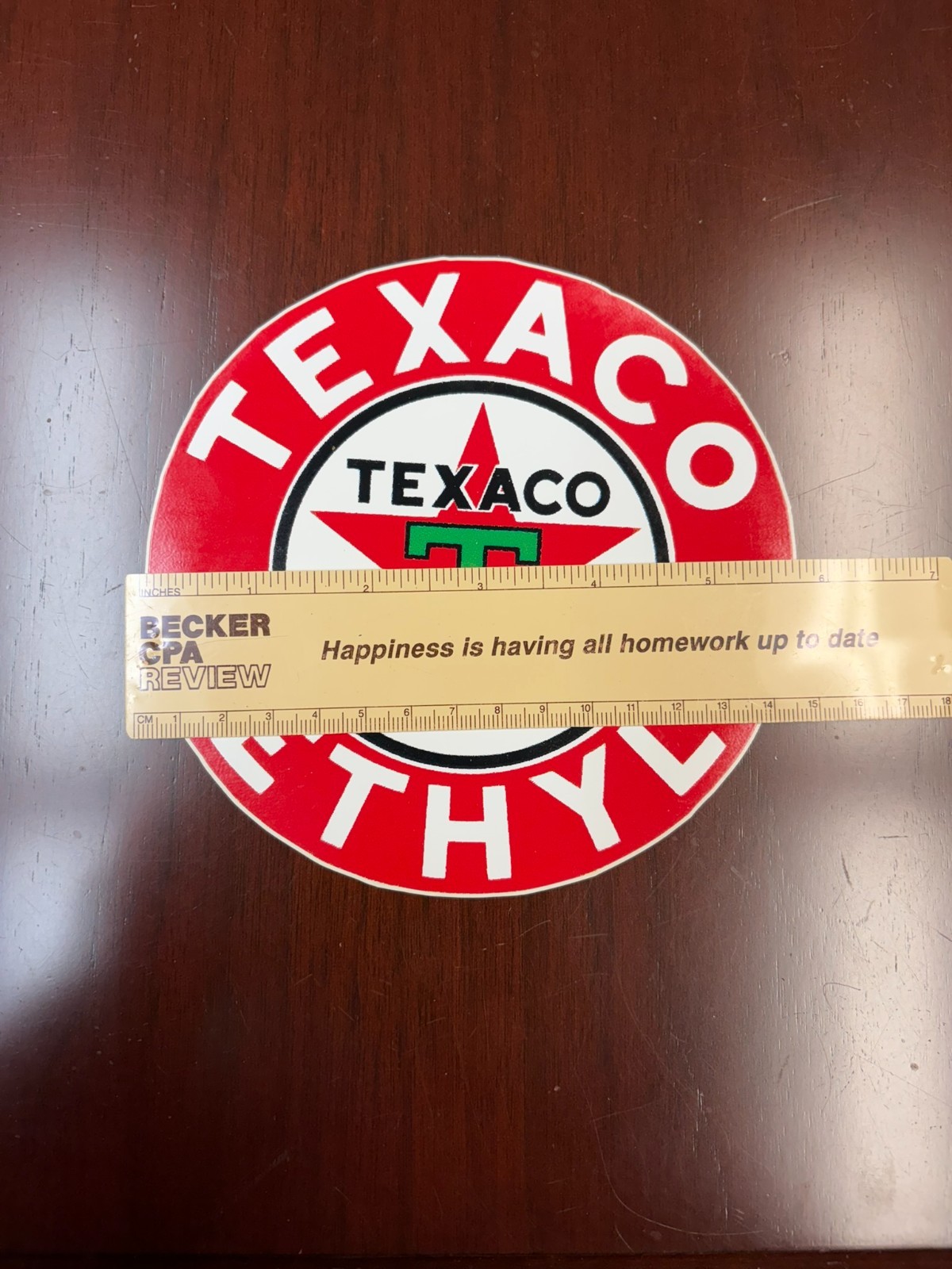 Texaco Ethyl Sticker 6" Sticker Oil Gas BRAND NEW