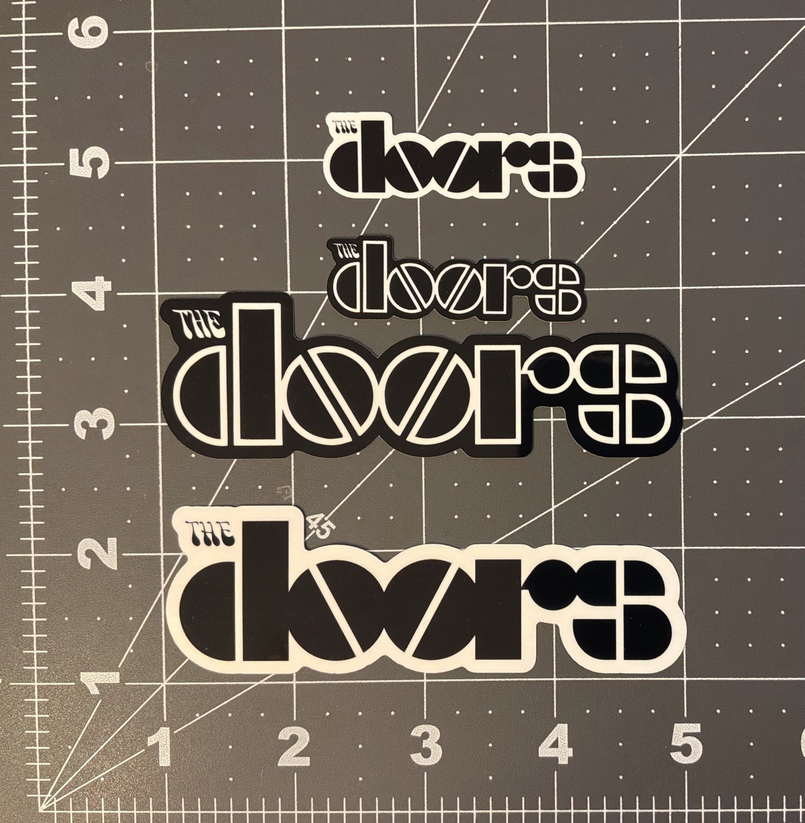 The Doors Stickers 4 Sticker Lot 1