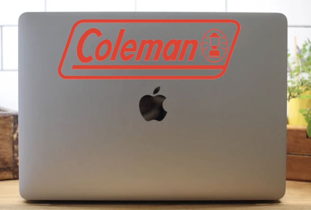 Coleman RV Logo Decal- Camping Sticker- Outdoor Decal- Vinyl Decal- Truck Decal