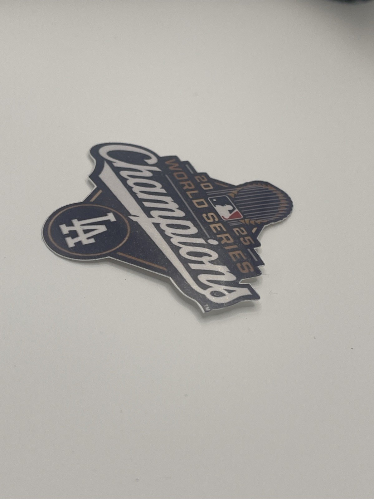 L A Dodgers 2025 World Series Championship Vinyl Sticker Laminate Decal 3×3