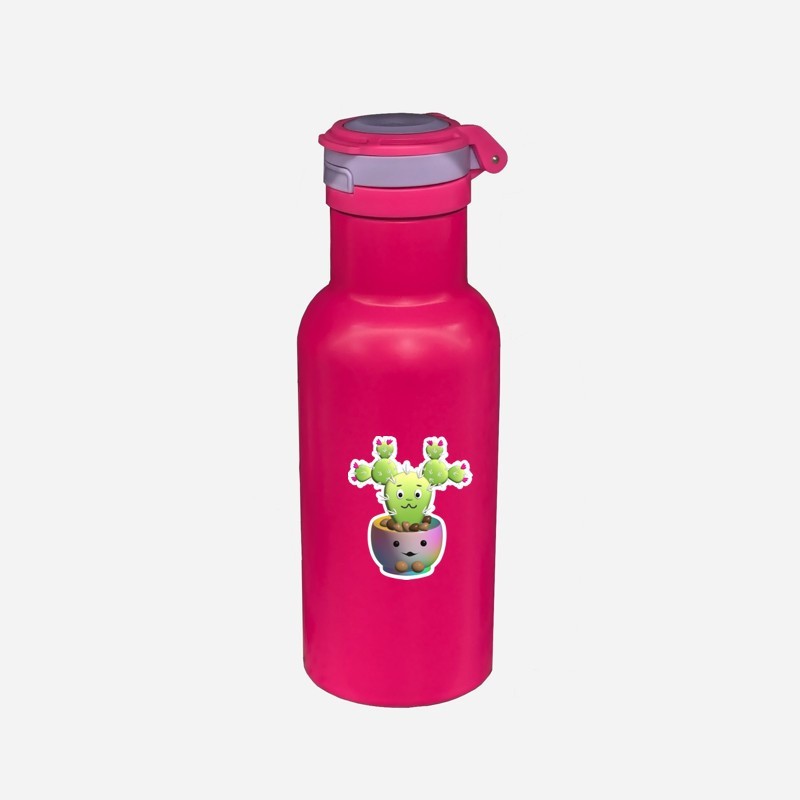 Cactus Vinyl Sticker Cute Flower Design Waterproof Car Truck Bottle Laptop Decal