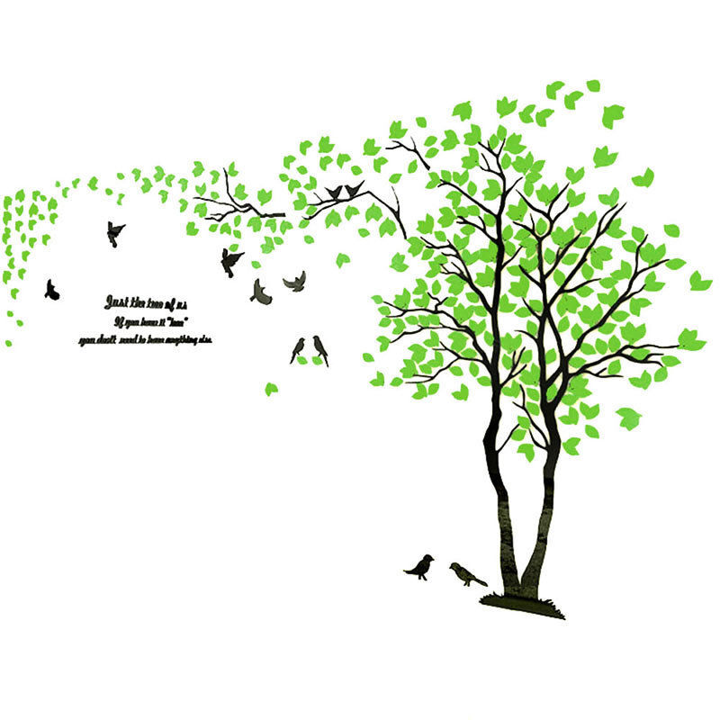 3D Flower Tree Wall Sticker Home Room DIY Art Decor Removable Decals Vinyl Mural
