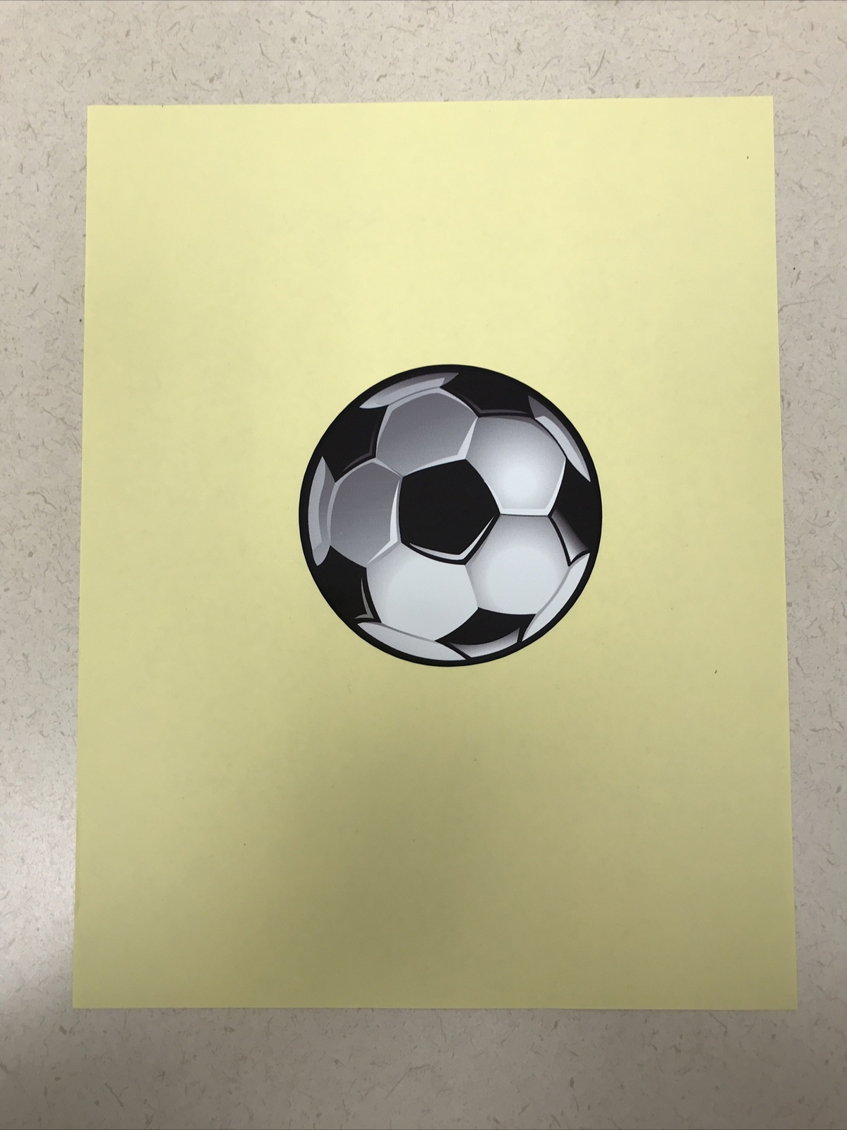 NEW Sticker Decal SOCCER BALL Car Sports Spirit Vinyl Waterproof Football