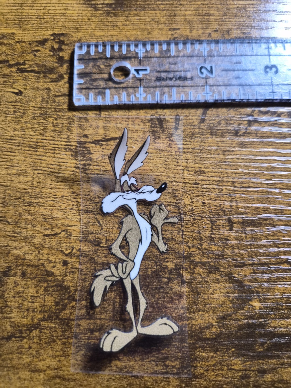 WILE E. COYOTE UV DTF Decal Sticker waterproof USA NOT VINYL