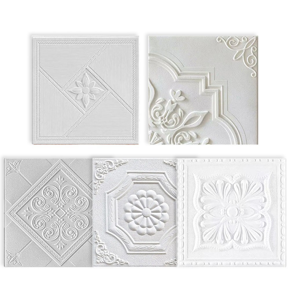 10pcs 35cm x 35cm XPE Foam Decorative Wall Stickers for Living Room Bedroom