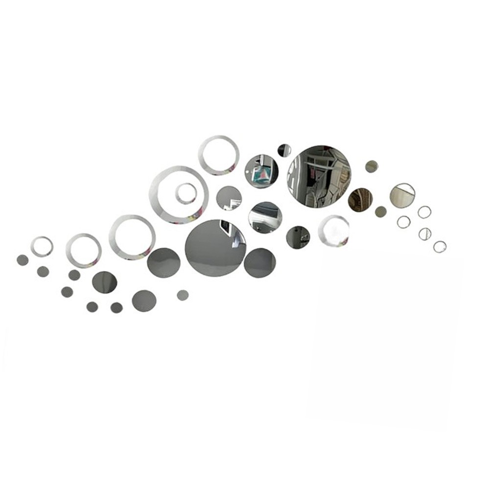 Self-Sticking Acrylic Mirror Wall Decor for Contemporary Room Enhancement