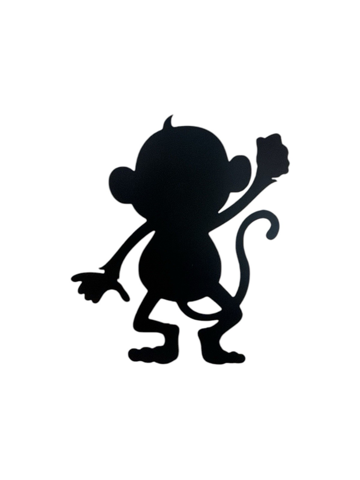 Baby monkey waving Decal for car Windows Laptops most Smooth Surfaces