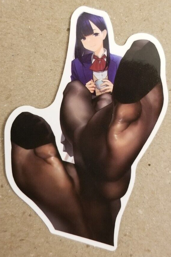 Waifu Sticker Girl Purple Idol Singer Princess Formal Anime Manga Pin Up Pinup