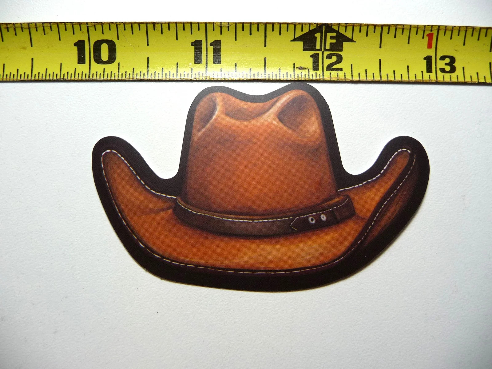 COOL STYLISH COWBOY HAT SMALL STICKER DECAL COUNTRY WESTERN THEME FUNNY