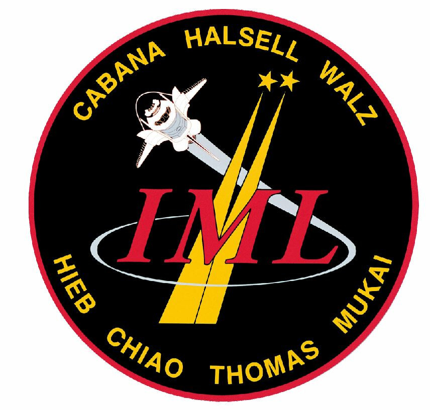 STS-65 Nasa Columbia Space Program decal Sticker M584