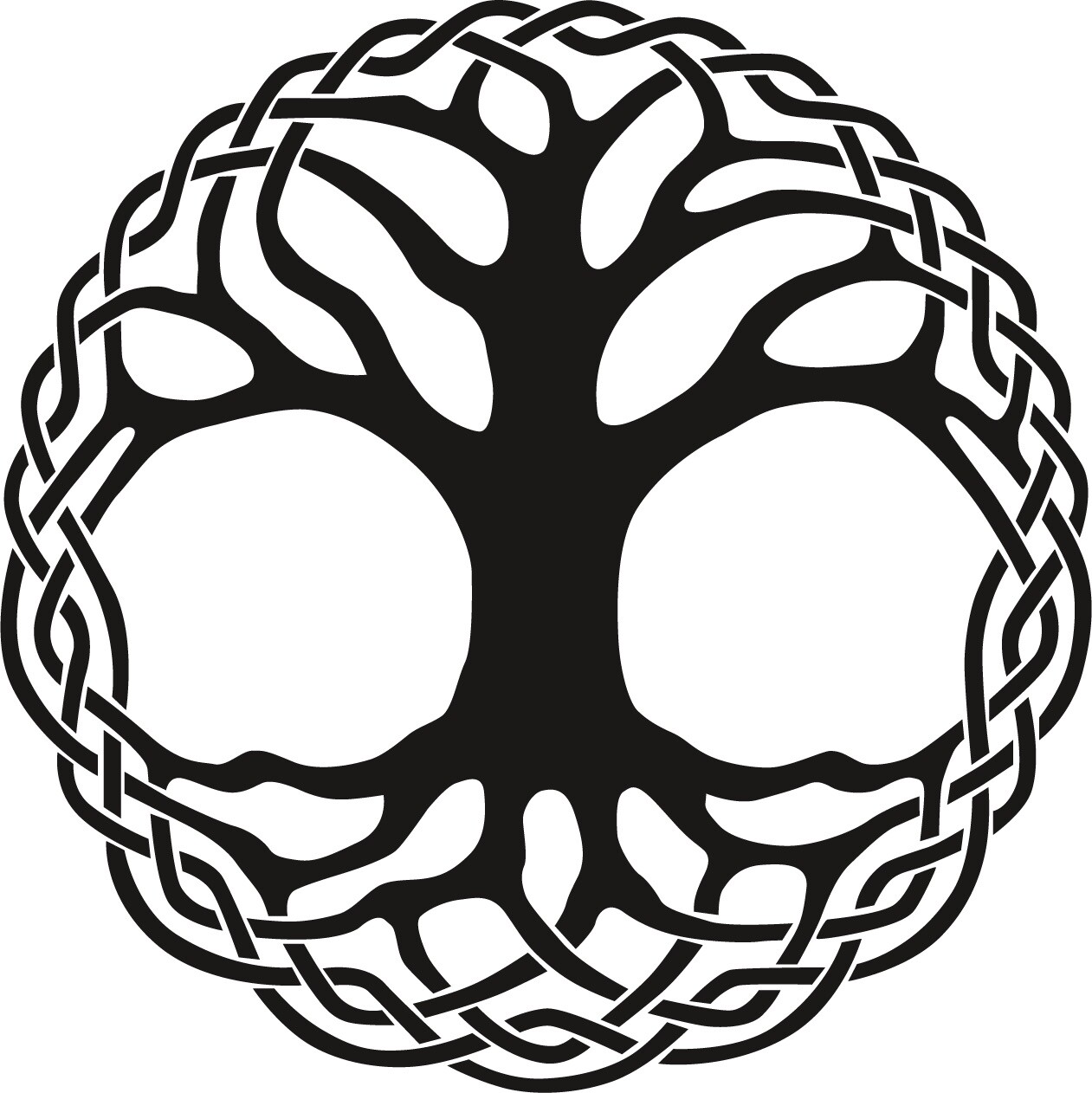 4” Celtic Tree Of Life Sticker Irish Ireland Druid Symbol Infinity Knot Circular