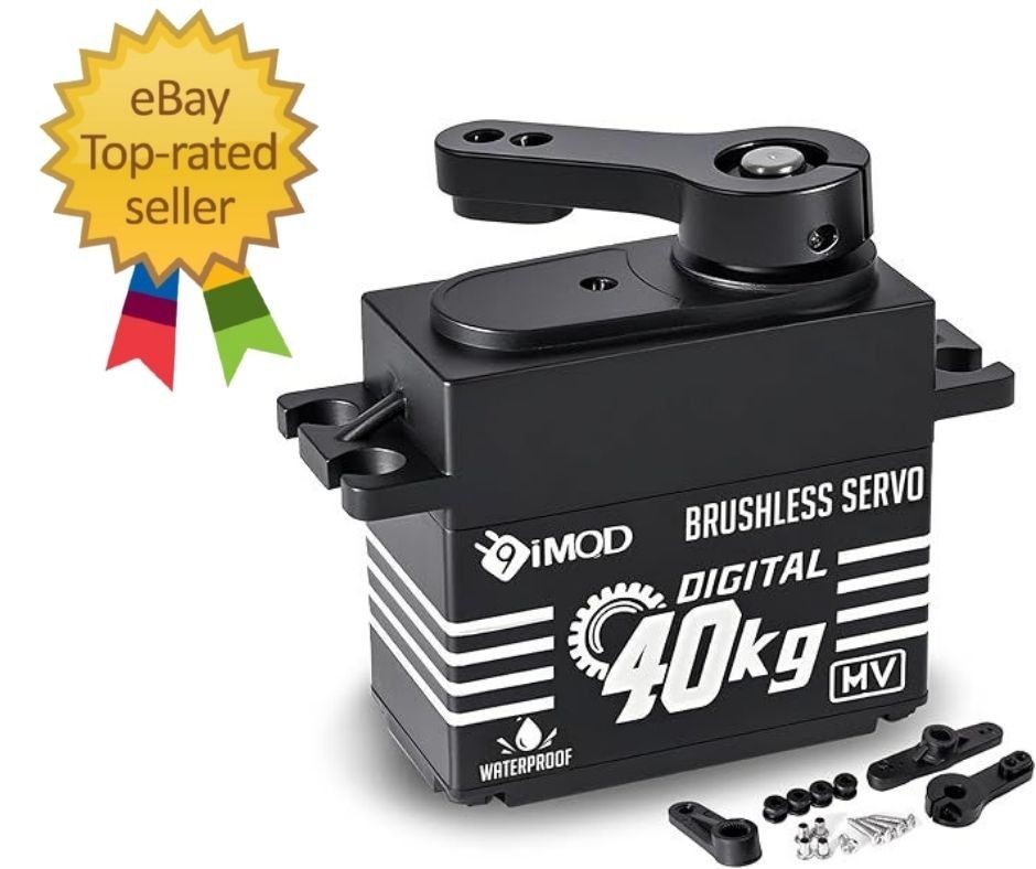 1/10 RC Servo Upgrade 40KG High Torque Fast Steering Servo Waterproof Brushle…