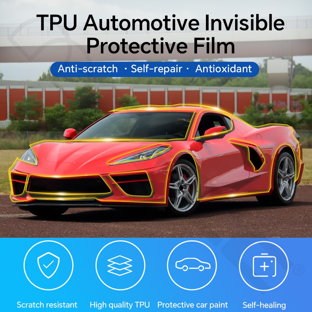 Corvette C8 Stingray 20-26 Full Car Kit Precut Paint Protection Film PPF TPU Bra