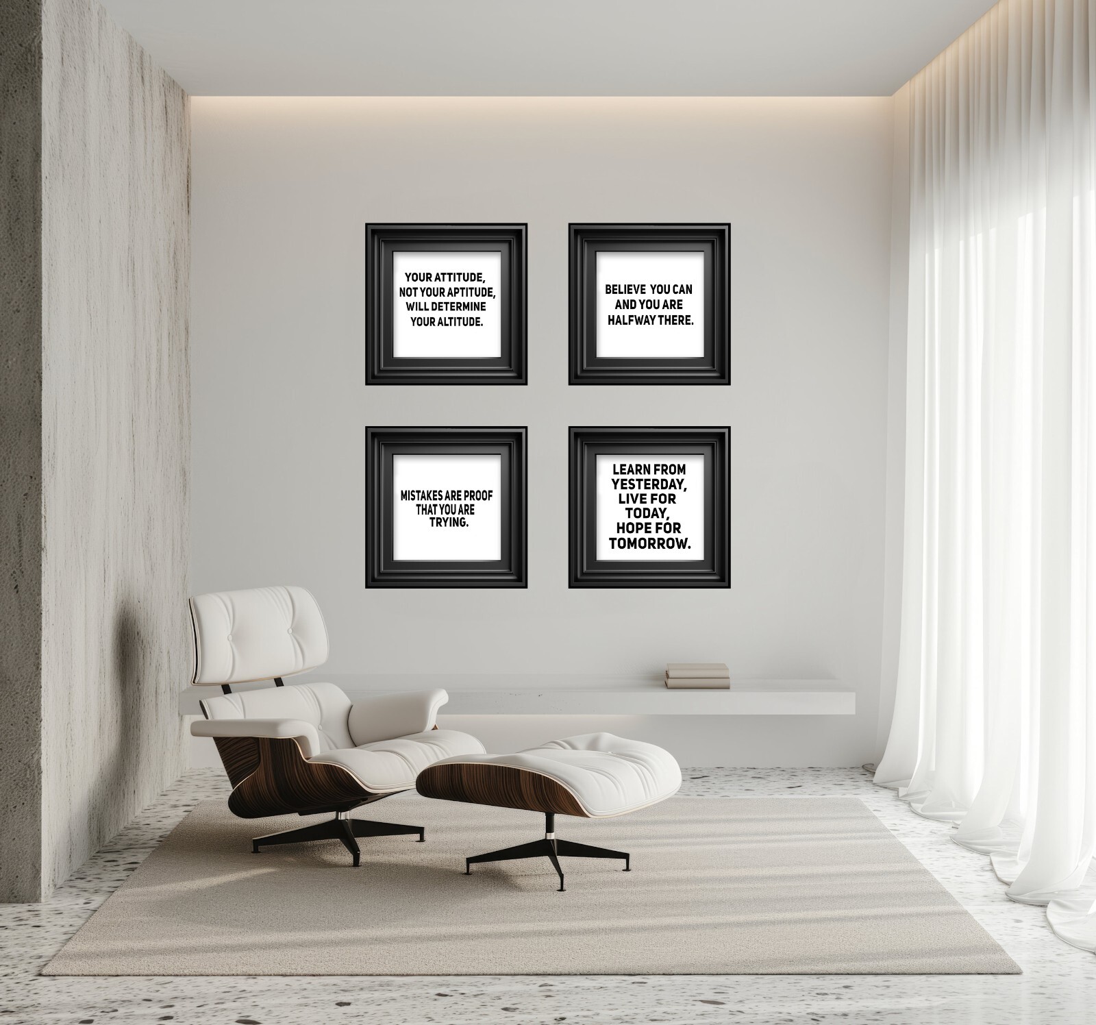 Motivational Wall Art – Peel and Stick Vinyl/removable Wall Decals. 3D illusion.