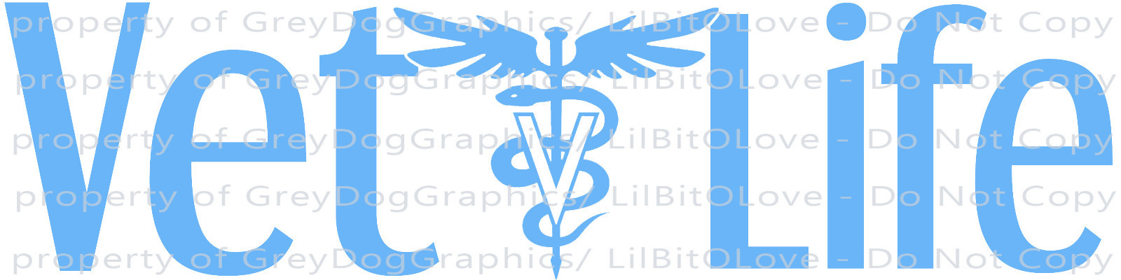 Vet Life Vinyl Decal Veterinary Medicine Animals Technician Sticker Pets