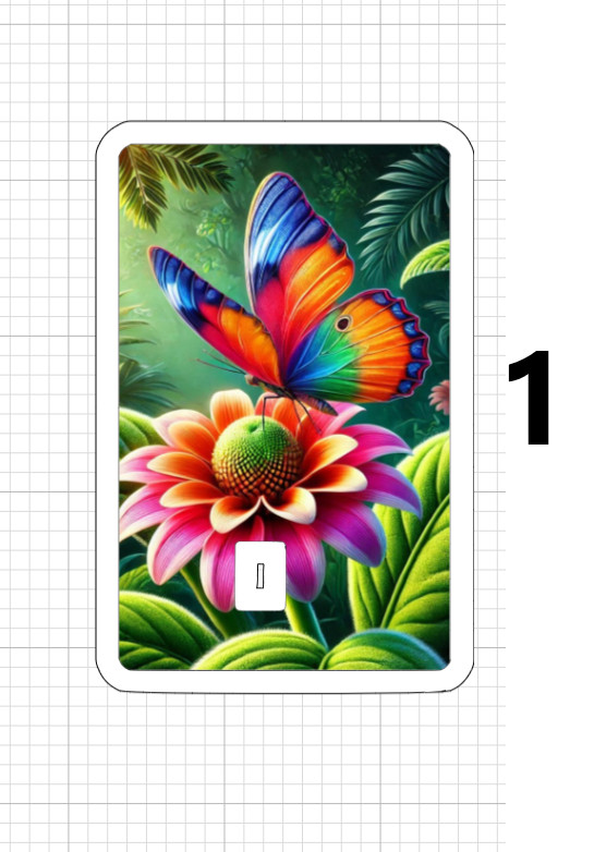 Colorful Butterflies ATM DEBIT CREDIT STICKER SKIN Butterfly Original Art USA