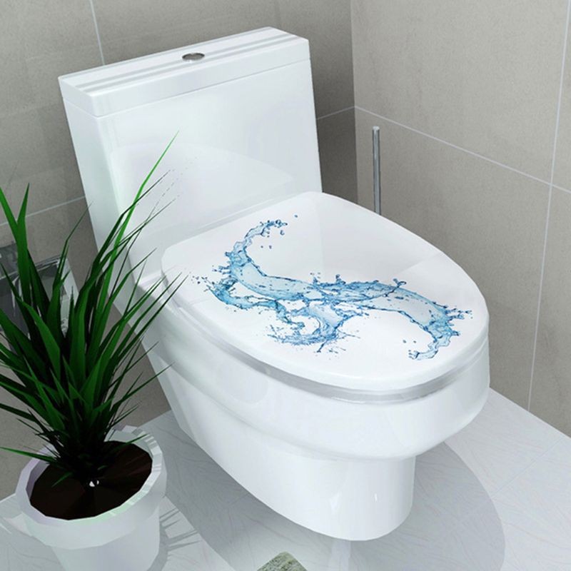 New Simplicity for Fresh Style Toilet for Seat Wall Sticker Art Bathroom Decals