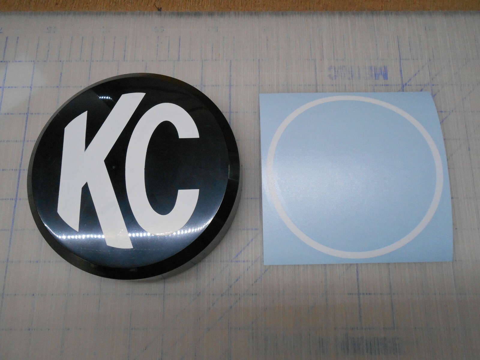 KC HiLiTES 6" Daylighter Slimlite HID LED Light Cover Overlay Circle Sticker