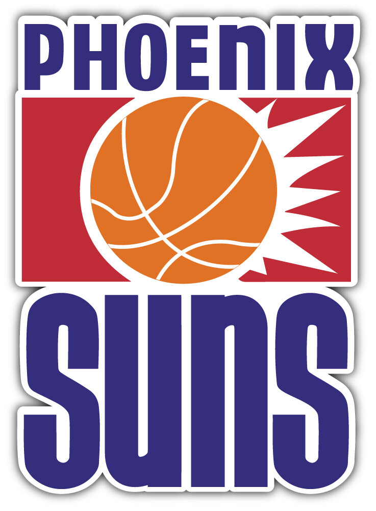 Phoenix Suns NBA Basketball Sport Logo Car Bumper Sticker Decal "SIZES"