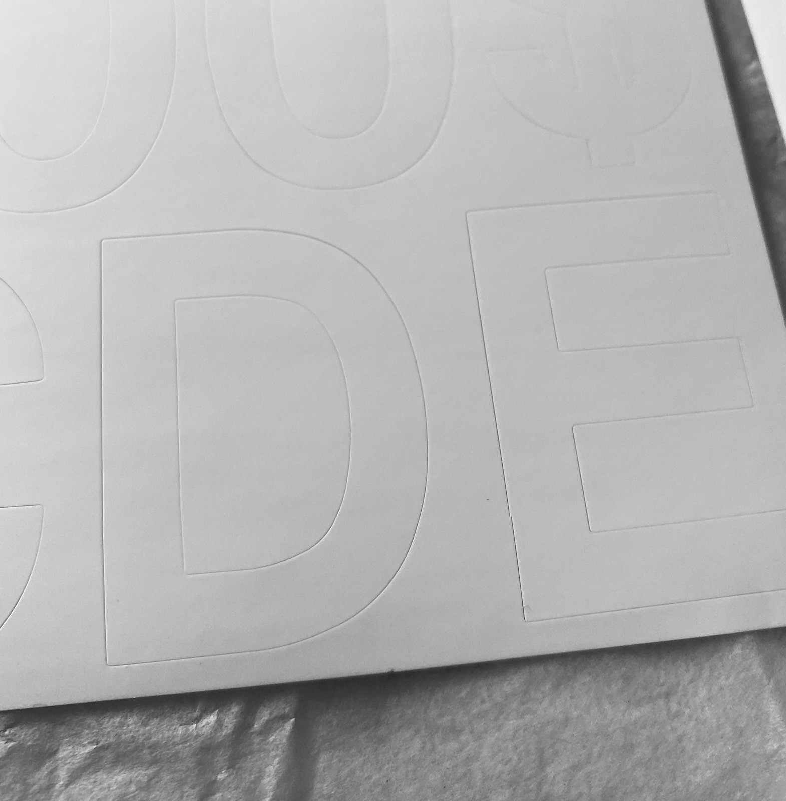 8 Sheets Self Adhesive Vinyl Letters Numbers Kit Mailbox Numbers 2 Inch White