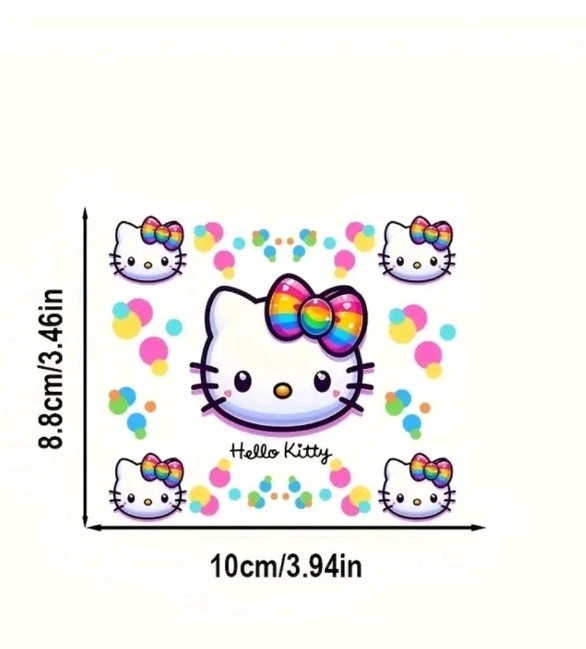 Sanrio Hello Kitty UV Transfer Stickers For Cups. Cup Not Included