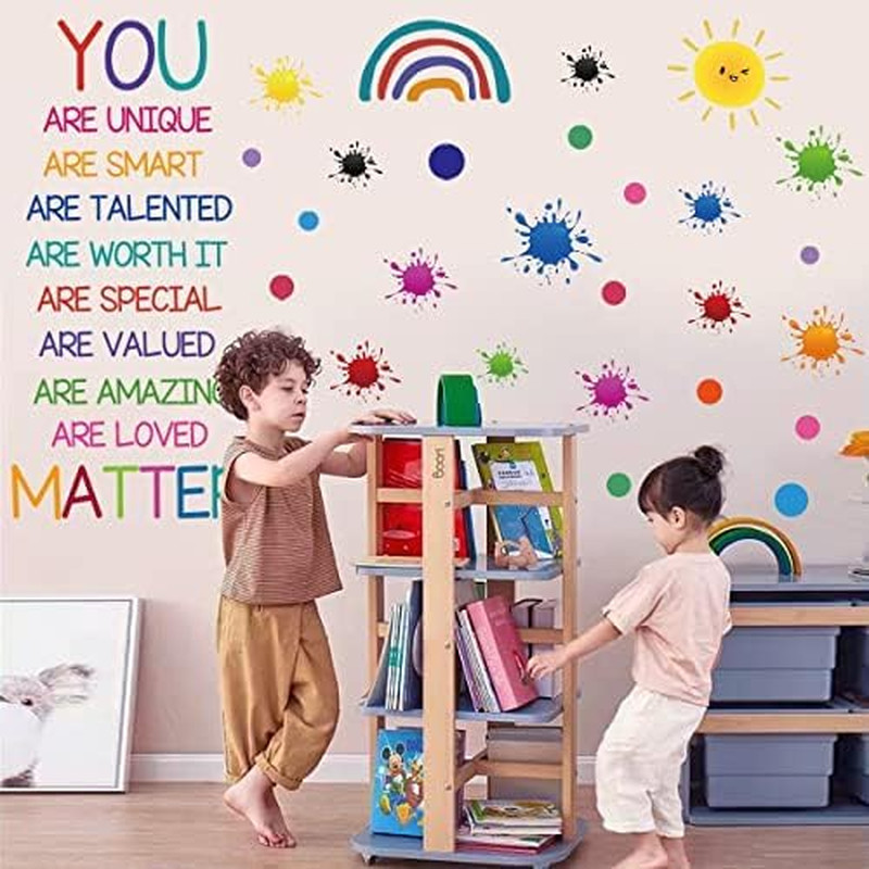 Colorful Inspirational Quote Wall Decals Motivational Phrase Wall Decor Sticker