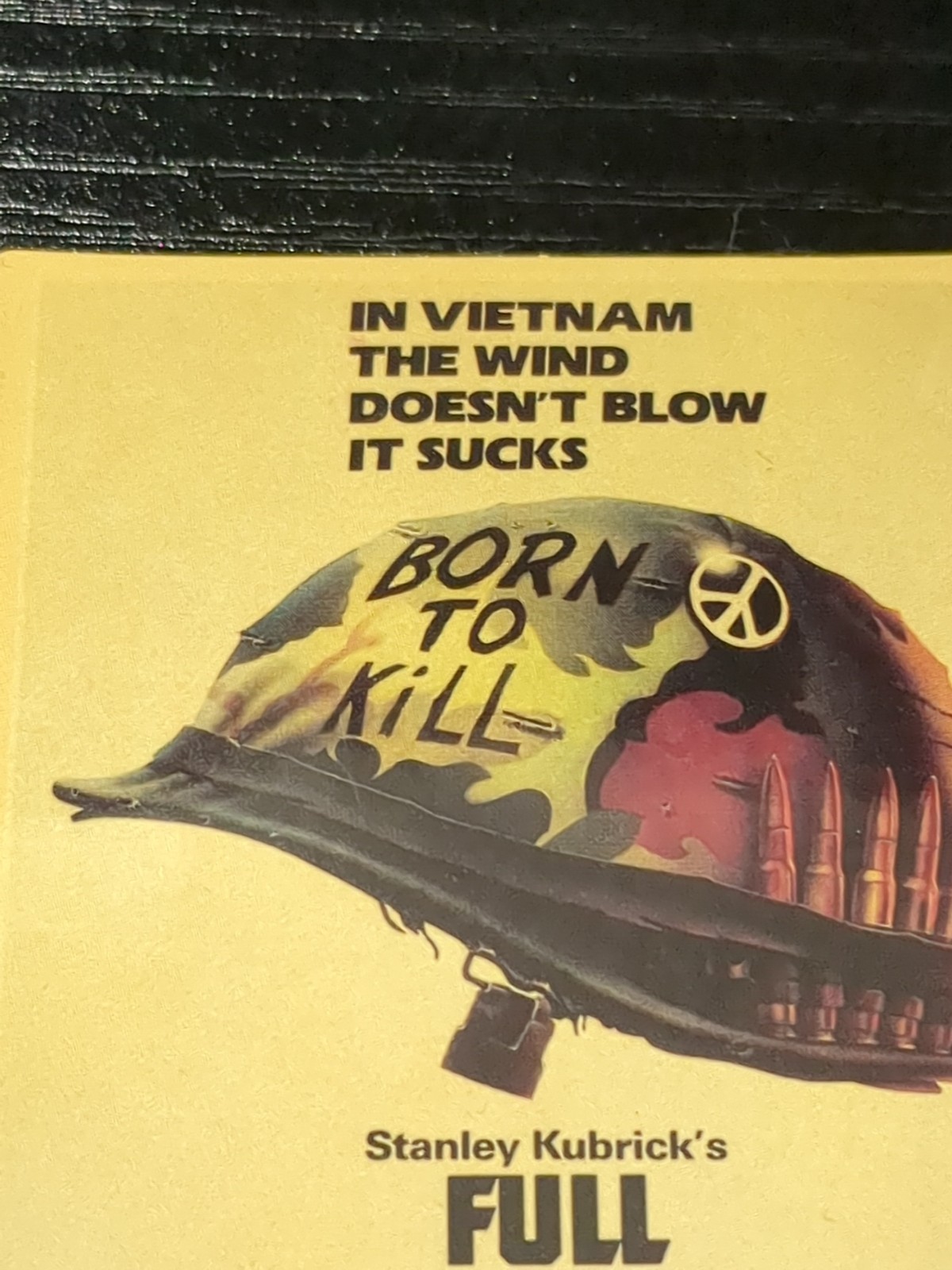 Sticker Full Metal Jacket 1987 Stanley Kubrick RARE Poster Artwork Philip Castle