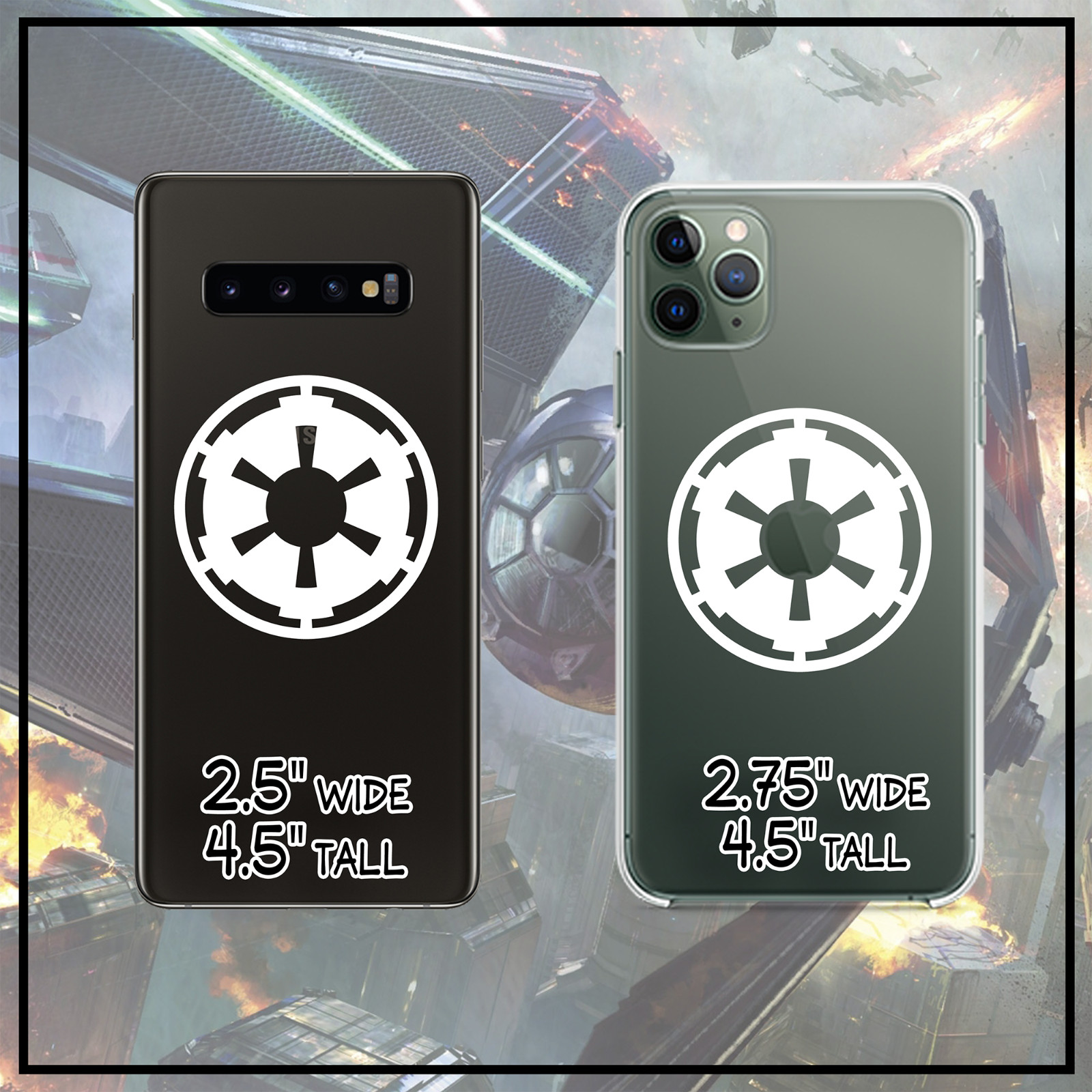 Star Wars Empire Decal – 18 Colors & Multiple Sizes