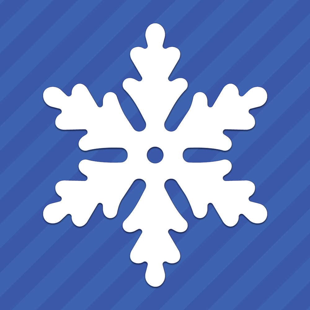 Snowflake Vinyl Decal Sticker